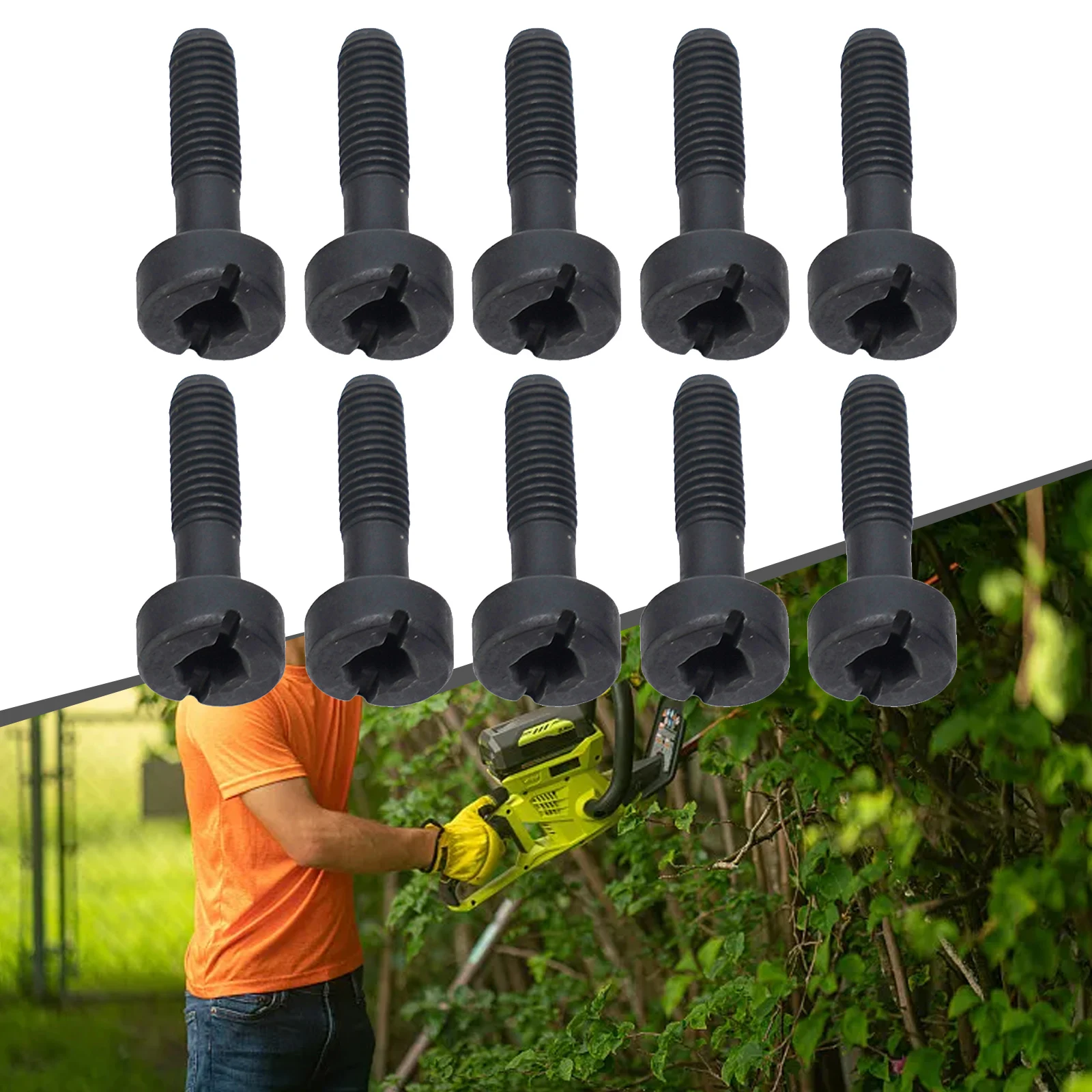 10Pcs 503217321 Screw 340 345 350 440 445 450 460 461 Models Metal Repair Installation Garden Power Tool Accessories Durable
