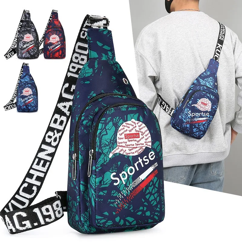 

Fashion Crossbody Bag Breast Bag Multifunctional Sports Fanny Bag Practical Large Capacity Sports Outdoor Men's Bag