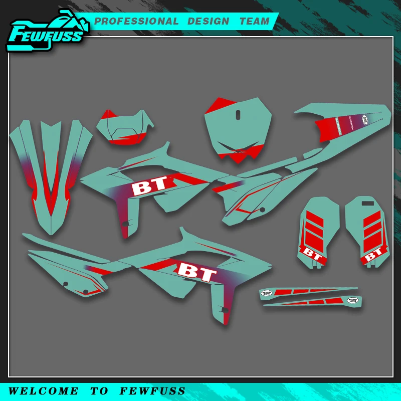 

Fewfuss For Beta RR 2020 2021 2022 125 200 250 300 350 390 430 480 Motorcycle Graphics Decals Stickers Number Name Custom Custom
