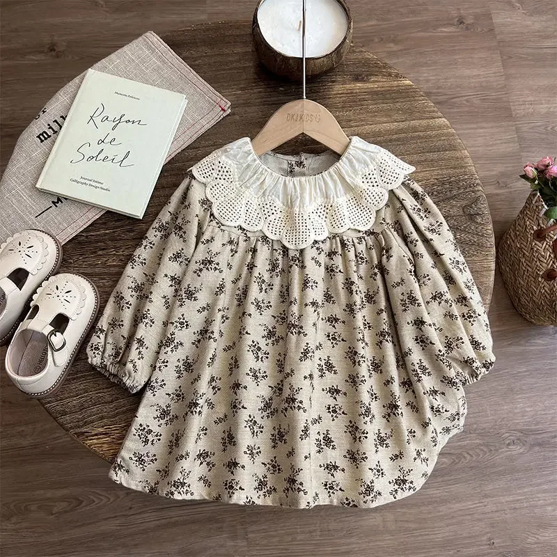 pastoral blossom dress golilla  kids dresses for girls  kids clothes  princess dress for girls  girl dress  flower girl dresses