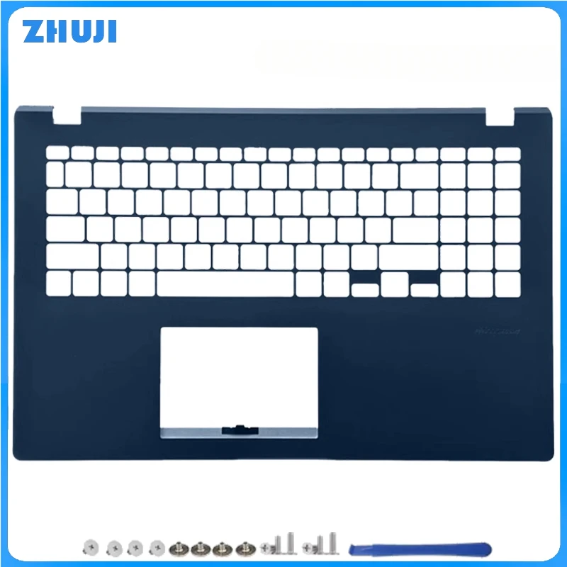 ل E510 E510M E510MA L510 L510M L510MA كمبيوتر محمول جديد LCD الغطاء الخلفي/الإطار الأمامي/لوحة المفاتيح لوحة اليد/الغطاء السفلي
