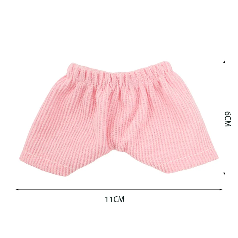 Zestaw akcesoriów dla lalek Labubu 17 cm: sweter z efektem gradientu kolorów, lekkie welurowe spodnie, symulacja wisiorka, słuchawki, buty.