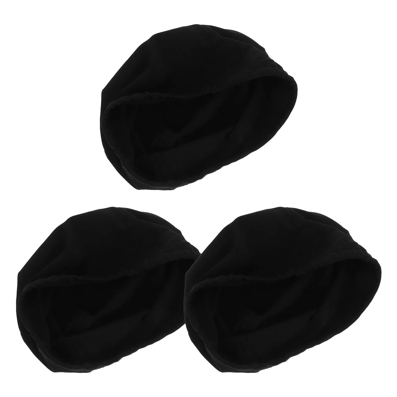 

3Pcs Polyester Swim Cap Unisex Quick Dry Stretchable Swimming Cap Long Hair Pool Training Swim Caps for Long Hair