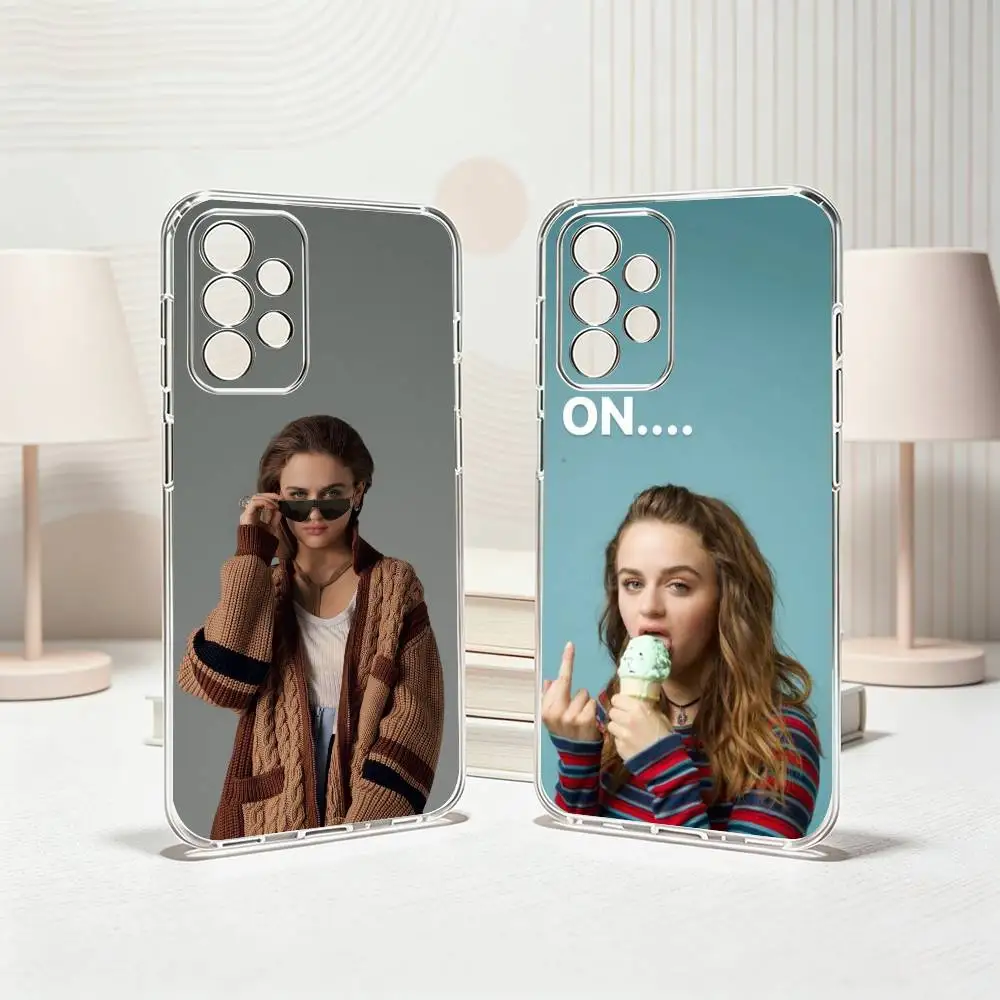 Joey King A-Actor  Phone Case Transparent Silicone Soft For Samsung S25,S24,S21,S22,S23,S30,Ultra,S20,Plus,Fe Gift