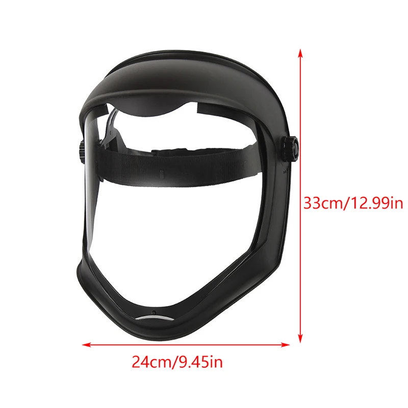Full Face Shield Anti Fog Face Cover Reusable Protective Transparent Visor For Restaurant Lightweight Durable Multipurpose