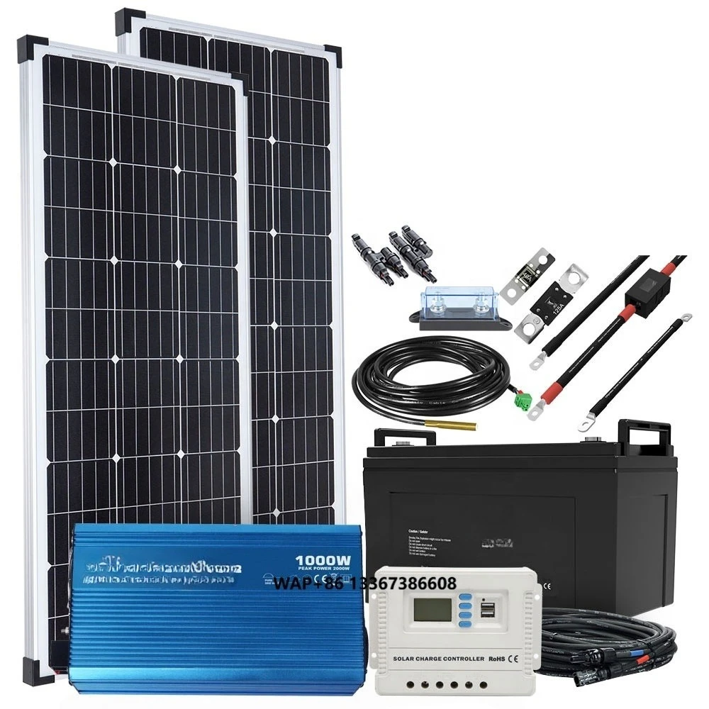 Solar Energy System 1Kw Solar Panel System Home Power 1KW Off-Grid  Solar Energy System 1kw 2kw 3kw