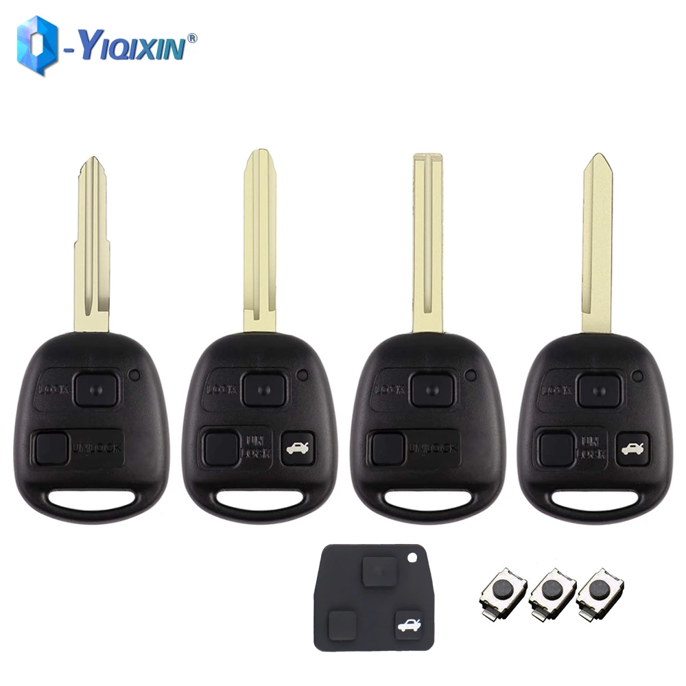 Remote Car Key Case For Lexus ES300 RX300 LS400 GX460 Key Shell For Toyota Rav4 Corolla Yaris Camry Carina Avensis Prado Tarago