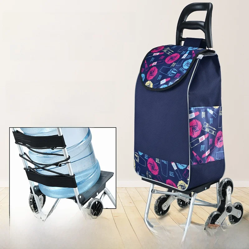 aluminum-alloy-portable-folding-shopping-cart-hand-pulling-stair-climbing-vegetable-buying-car-lightweight-pull-rod-elderly-s
