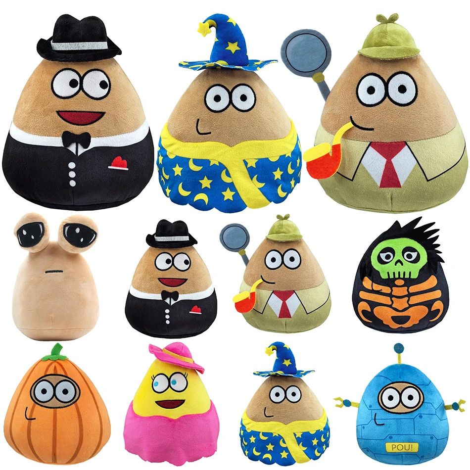 

9 Style My Pet Alien Pou Plush Toy Kawaii Alien Pet Doll Cute Pou Stuffed Toys Soft Pillow Plush Animal Gift Toys For Kids Girls