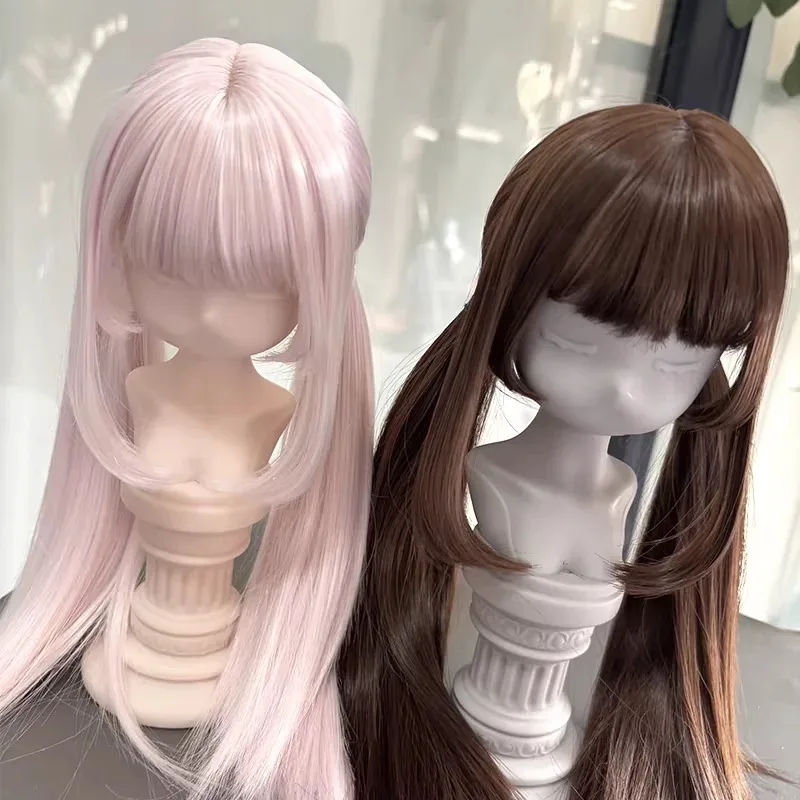 

Парики для кукол BJD: длинные прямые волосы с милыми косичками для кукол 1/3, 1/4, MSD, MDD, DD. Аксессуары для волос.