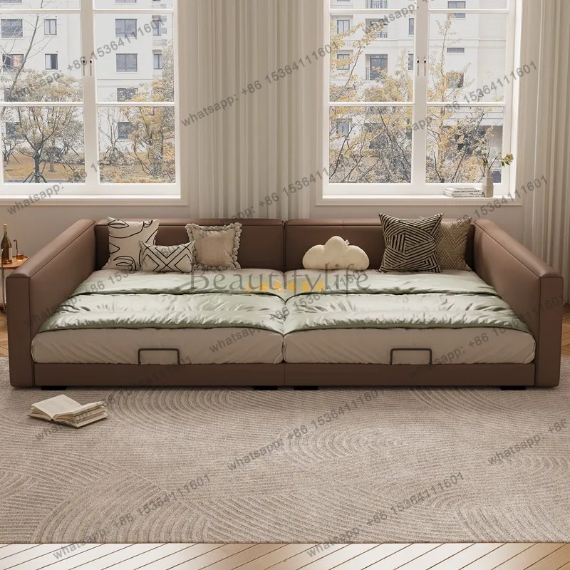 Factory Direct Sales A family of four splicing beds Modern simple tatami bed