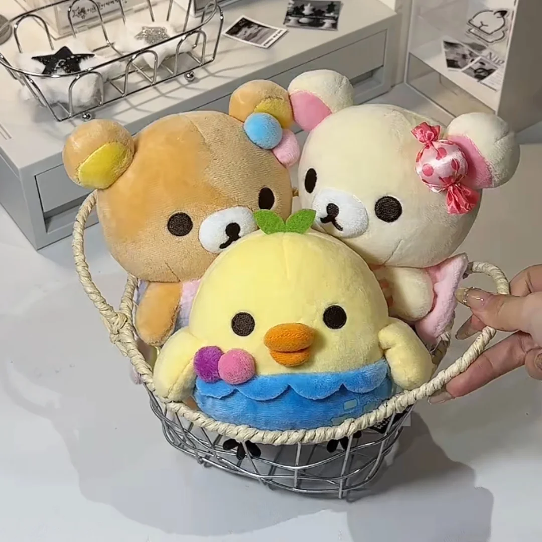 

Genuine Rilakkuma Kiiroitori Cute Plush Doll Soft Stuffed Animal Toy Amusement Park Series Lovely Home Decor Birthday Gift