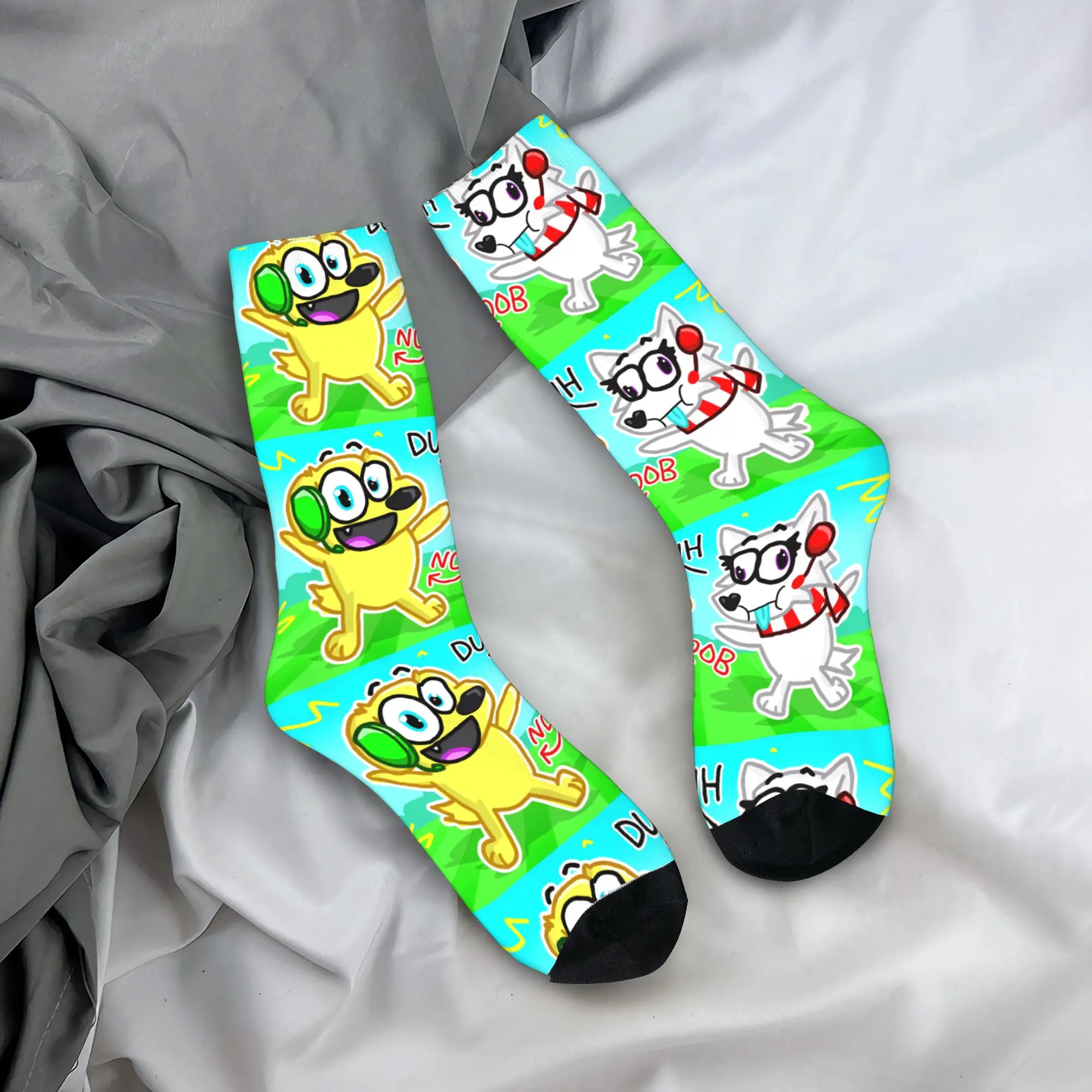 

Unisex Men Socks Superdog Tylers Snowi Foxs Stockings Anti Sweat Medium Soft Socks Spring Casual Design Running Socks