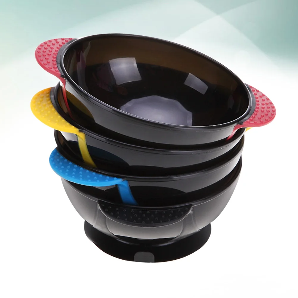 

4Pcs Suction Cup Tinting Bowls No Mess Hassle Free Hair Coloring DIY Home Salon Use Premium Material Accessories