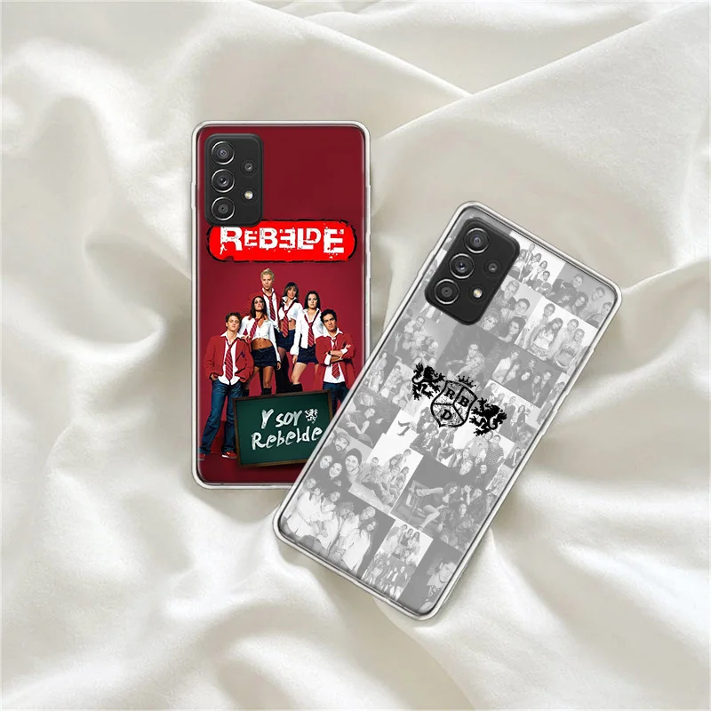 F-Fashion RBD R-Rebelde Phone Case For Galaxy S24 S23 FE A54 A34 A24 A14 A10 A20 A20E A30 A40 A70 A50S Samsung A71 A51 A41 A31 A