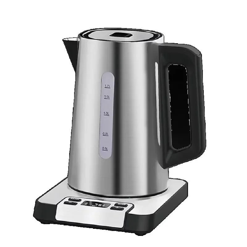 New High Quality 220V Fast Boiling Temperature Control Electric Stainless Steel Boiling Water Kettle