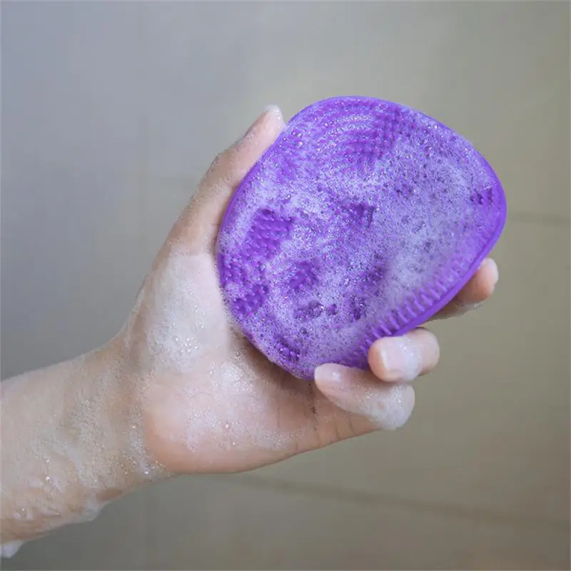 3/2/1PC Face Scrubber Soft Silicone Facial Cleansing Brush Face Exfoliator Blackhead Acne Pore Pad Cradle Cap Face Wash