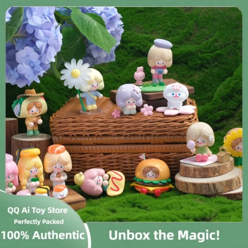 

Hot In Spot Rico Happy Picnic Together Series Blind Box Trendy Garage Kit Girl Lovely Birthday Gift Collection Figurine