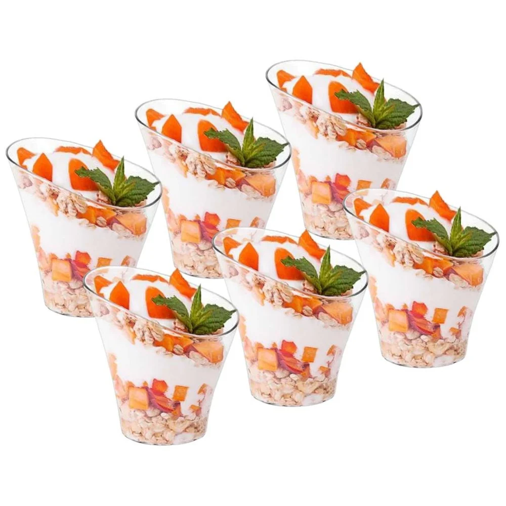 Dessertbekers, snacks, 180 ml, 6 stuks.