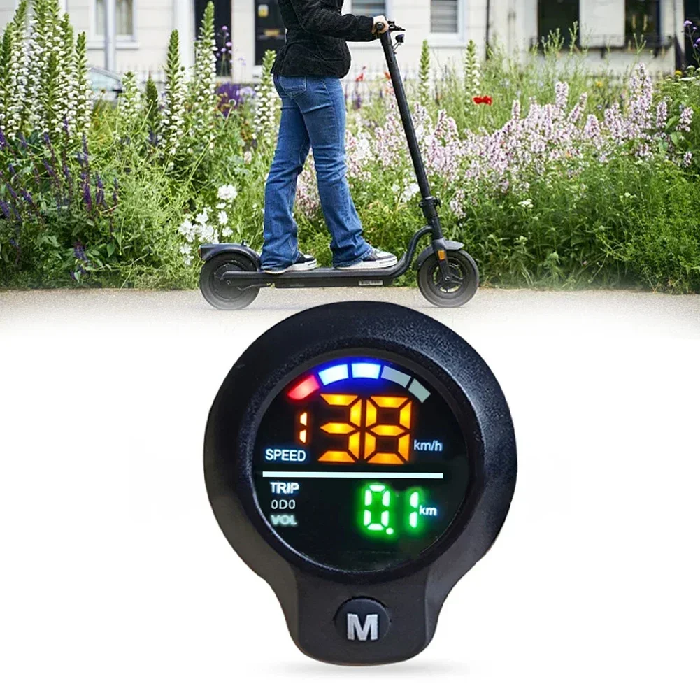 Electric Vehicle Throttle Handle With IC Induction Power Switch Speed Mileage Display Scooter Governor E-bike Accessories