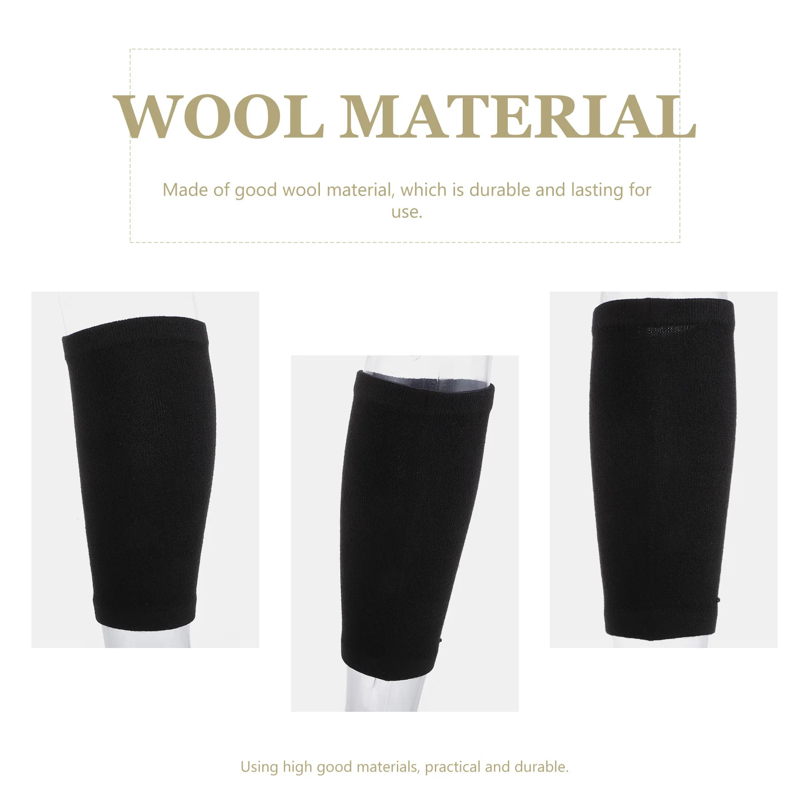 

2Pcs Ankle Protective Covers Wool Ankle Warmers for Joint Support Sports Recovery Compression Sleeve for Running Basketball