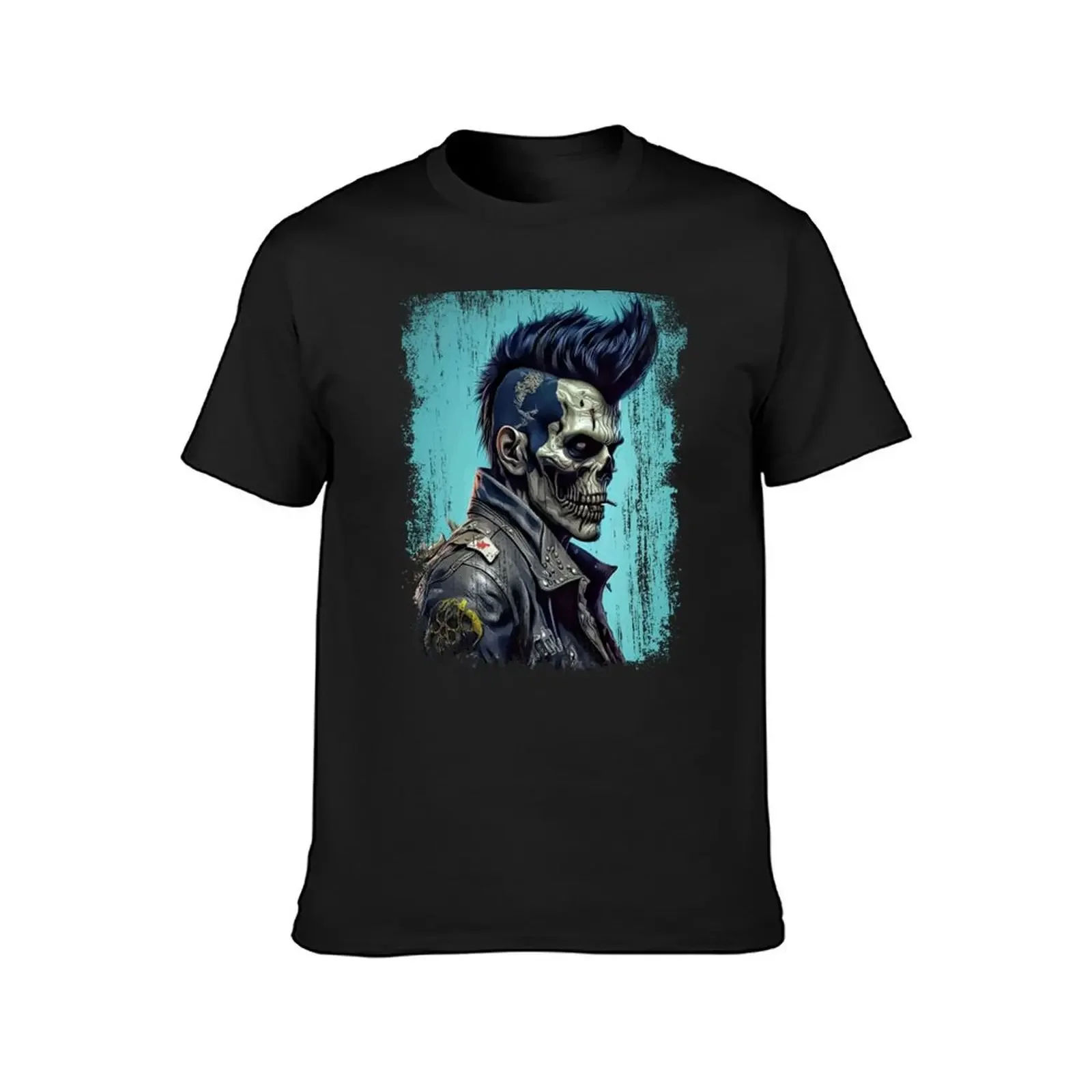 Apocalyptic Rock'n'Roll Zombie T-Shirt anime t shirts custom shirt mens graphic t-shirts hip hop