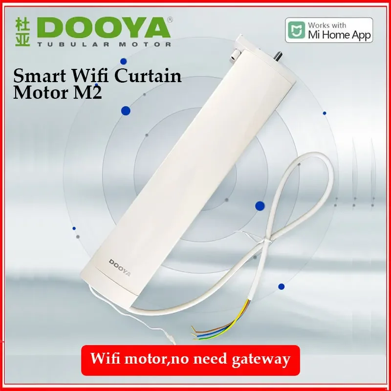 

Dooya Smart Wifi Curtain Motor M2 Intelligent for Smart Home Device Wireless Remote Control Work With Mijia Xiaomi Home APP