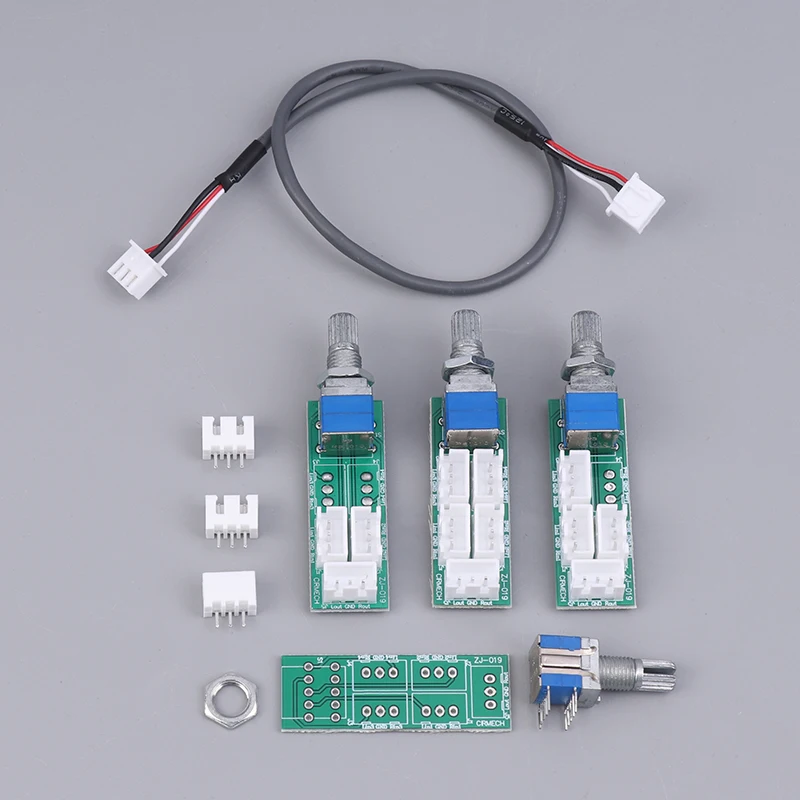 Audio Signal Switching Board With Two Three And Four Audio Sources Selecting AB And Comparing Two Three Four Input And One