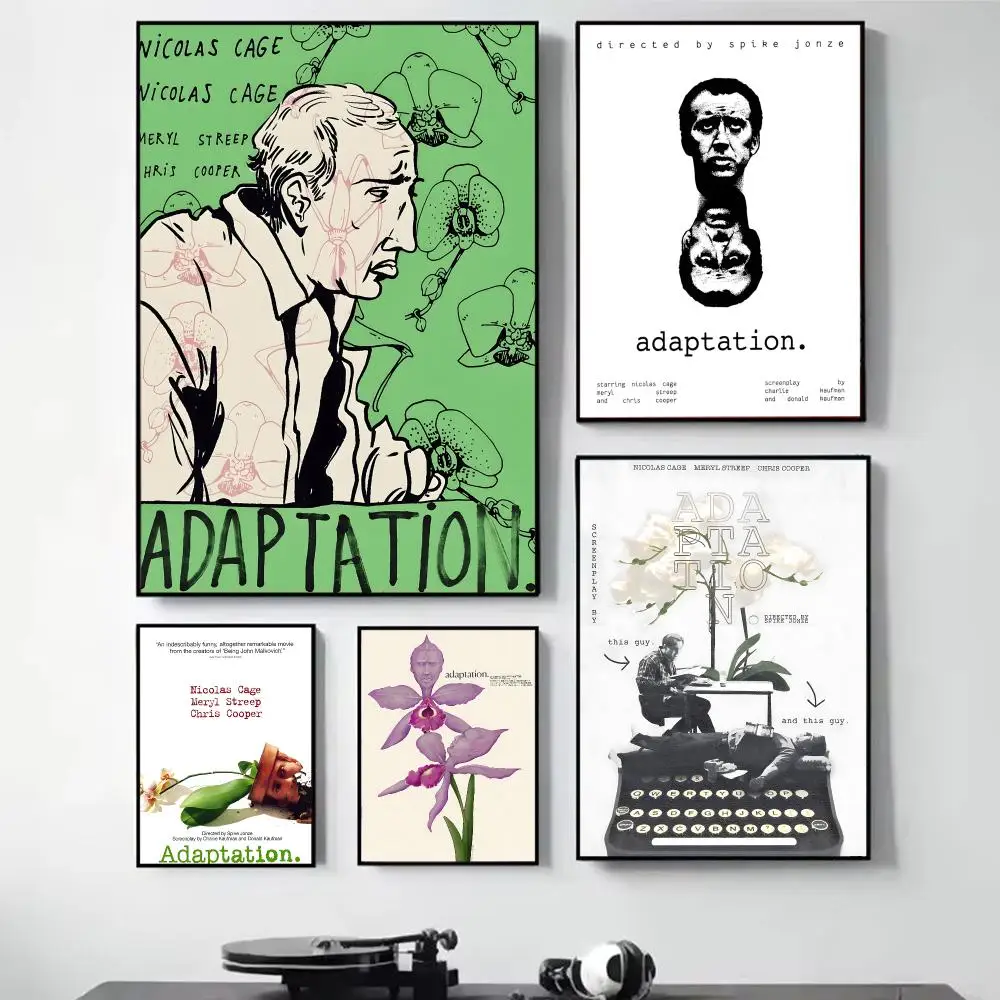 Comedy drama Movie A-Adaptation Poster Wall art poster paintings are suitable for clubs living rooms bedroom