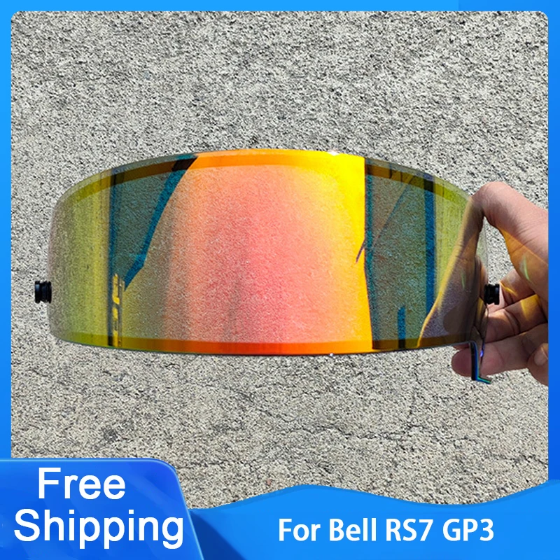 RS-7 Motorcycle Helmet Visor Lens For Bell RS7 GP3 7-Series Replace Anti-UV Anti-Scratch Dustproof Windshield Helmets