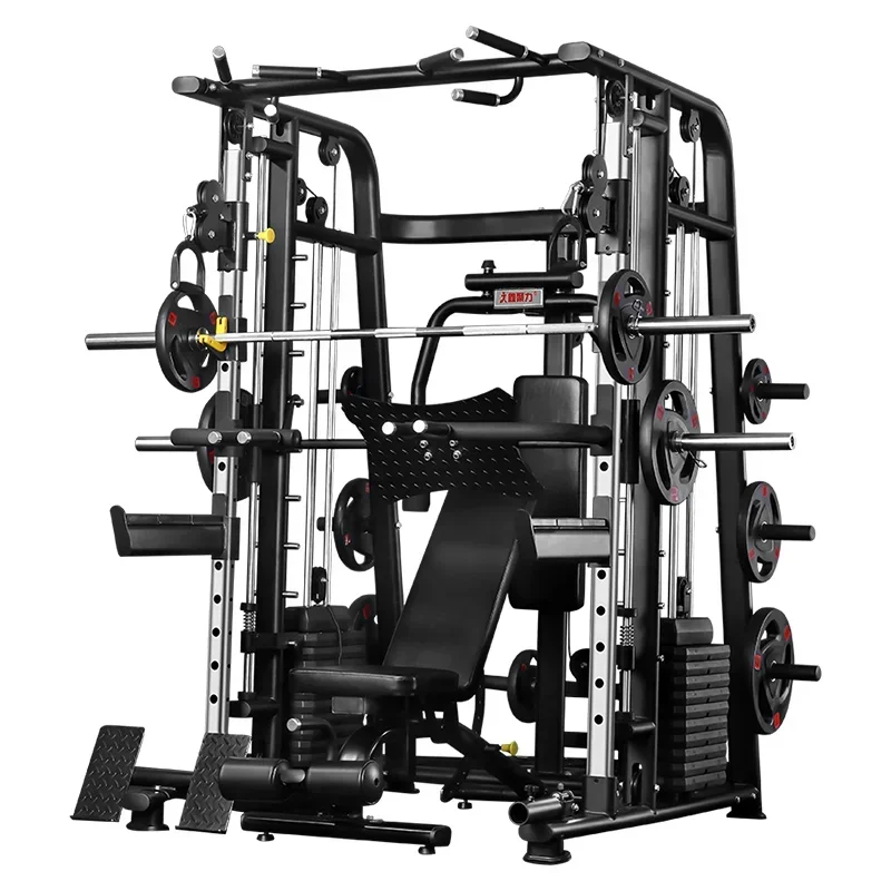 Multifunctional smith machine Weightlifting Sport Equipment Smith Machine cable crossover fitness Gym home