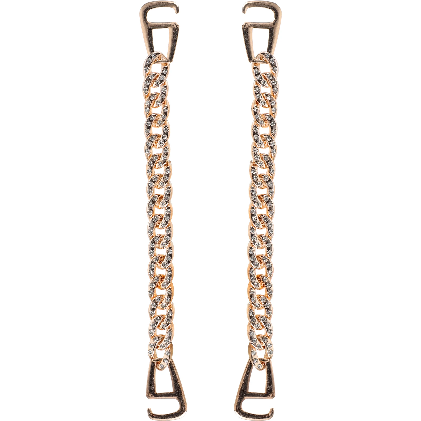 

Shoe Clips Chain Decorations for Women Dress Shoes Clogs S Sneakers Boot Aluminum Alloy Rhinestone Charm Jewelry Shoe Lace