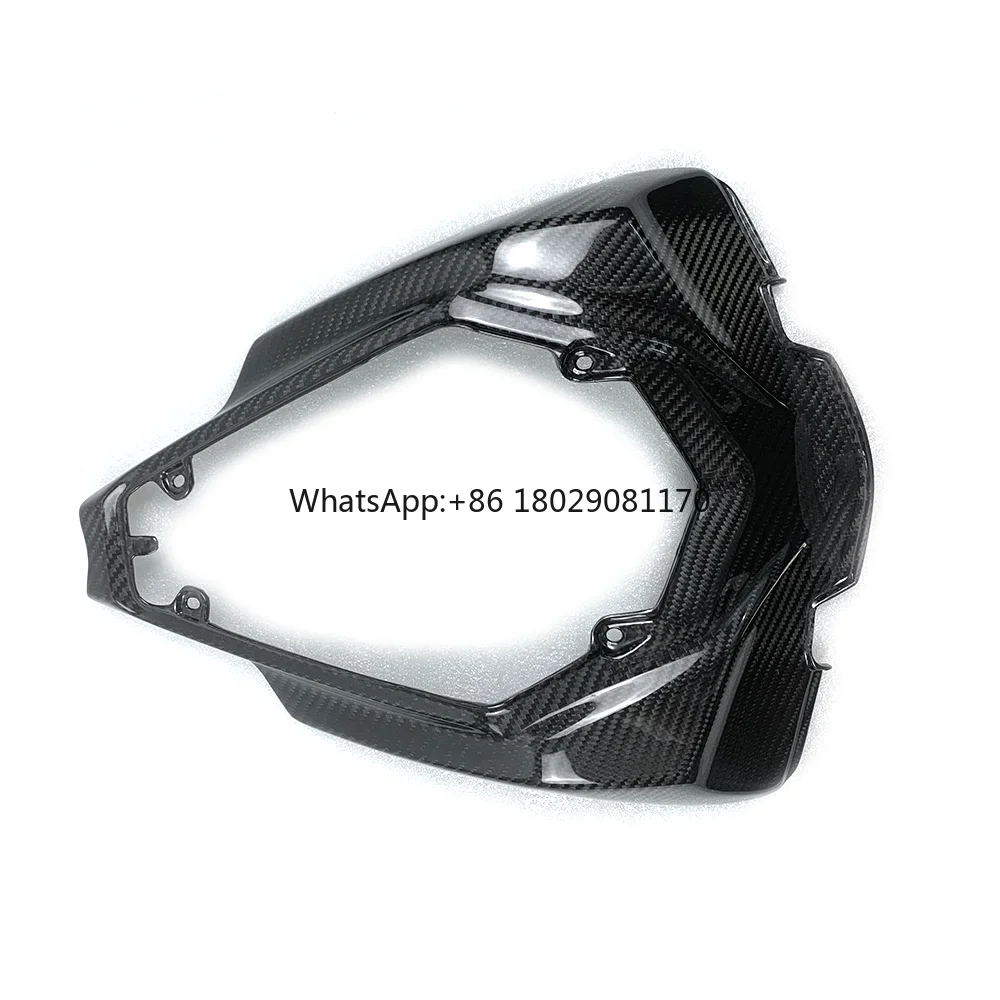 Carenagem da cauda de fibra de carbono, Carenagem do assento traseiro, Motocicleta para Kawasaki ZX10R ZX 10R, 3K, 2016-2020