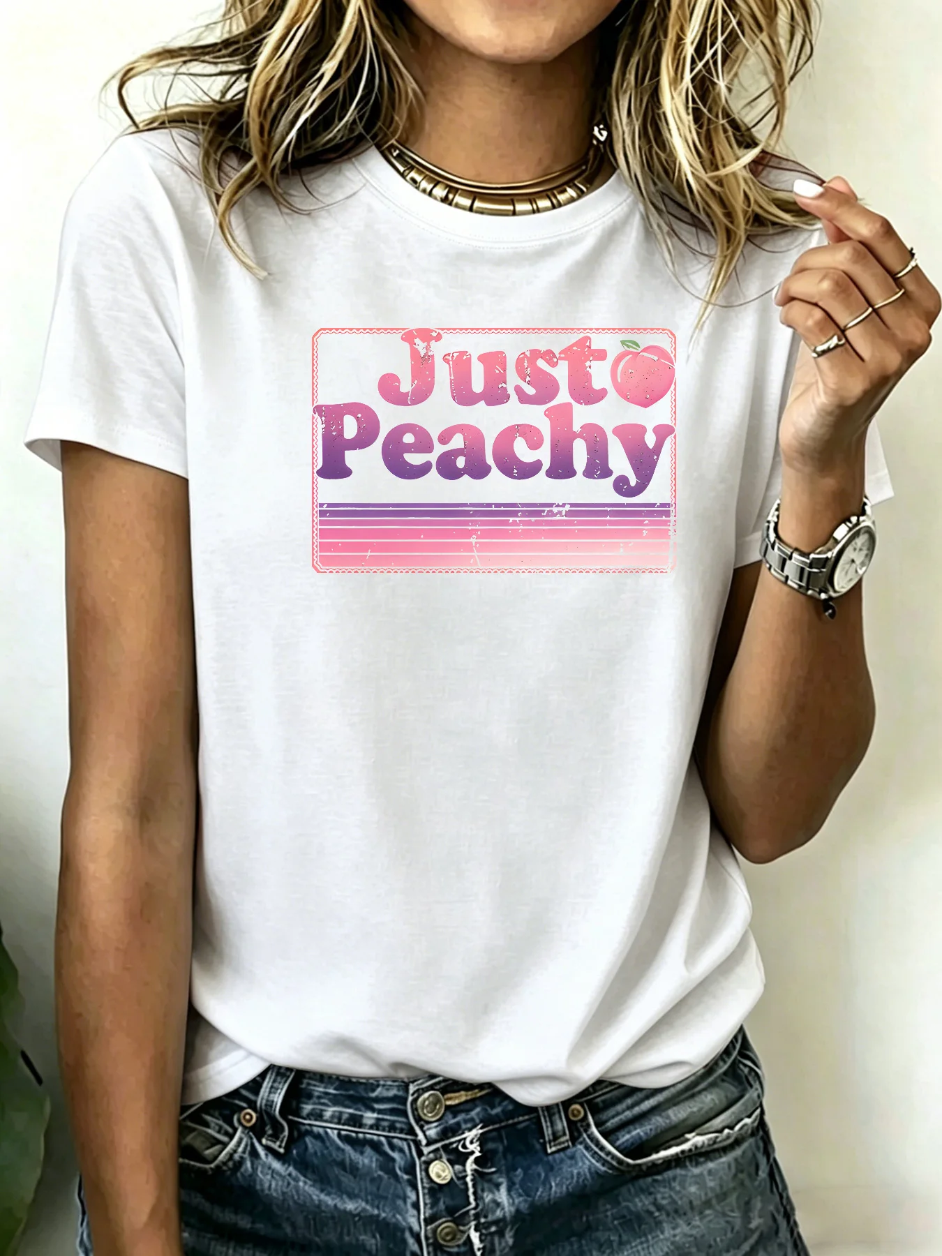 

Women's Large Size T-shirt Valentine's Day Romantic Print Short Sleeve Loose Casual Soft Comfortable Breathable