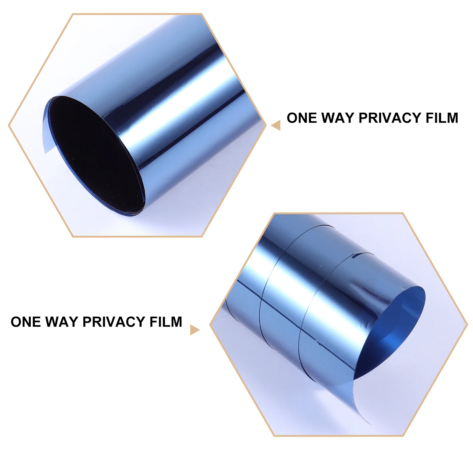 Односторонняя оконная пленка для конфиденциальности, контроль тепла, затемняющие оконные наклейки, блокирующая УФ-светом, стеклянная изоляционная пленка