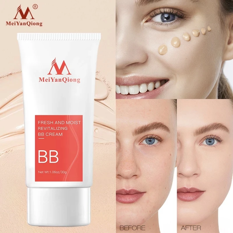 MeiYanQiong Fresh Rejuvenating Moisturizing BB Cream Face Concealer Sunscreen Oil Control Oil Firming Skin