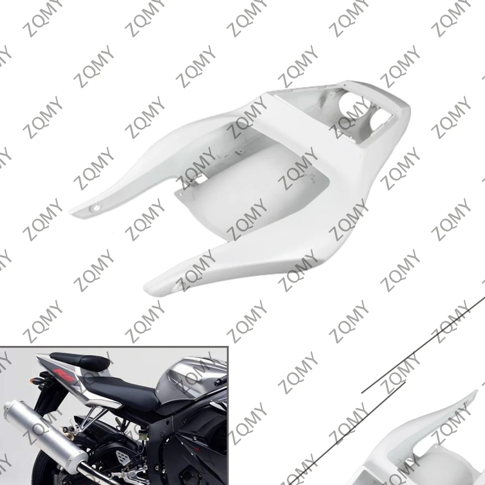 

Motorcycle Tail Rear Fairing Cover Parts Bodykit For Yamaha YZF R6 1998 1999 2000 2001 2002 Injection Mold ABS Unpainted White