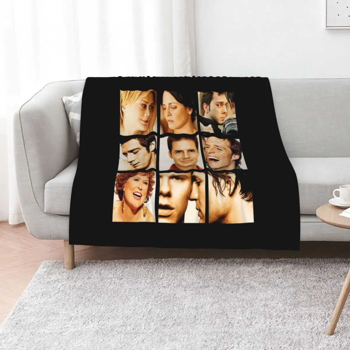 Manta decorativa Queer as Folk Family, manta cálida y acogedora para decoración de dormitorio