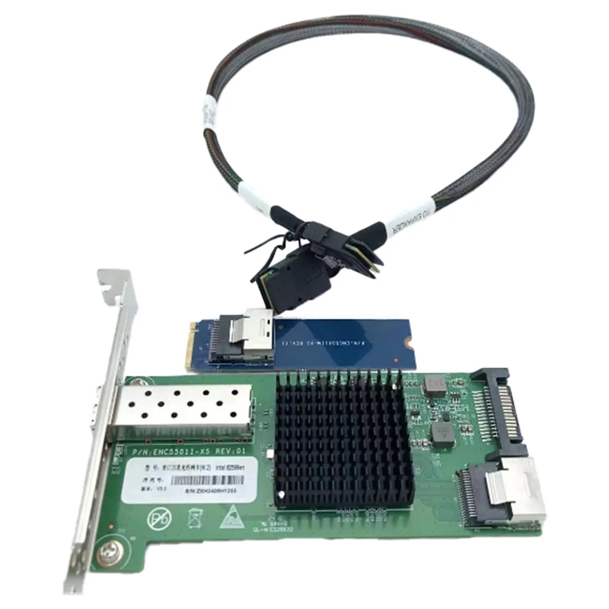 Ethernet 82599-SFP+ M2 M.2 to 10G 10G 10G Ethernet Card 10G to Desktop Ethernet Card for Intel Intel82599