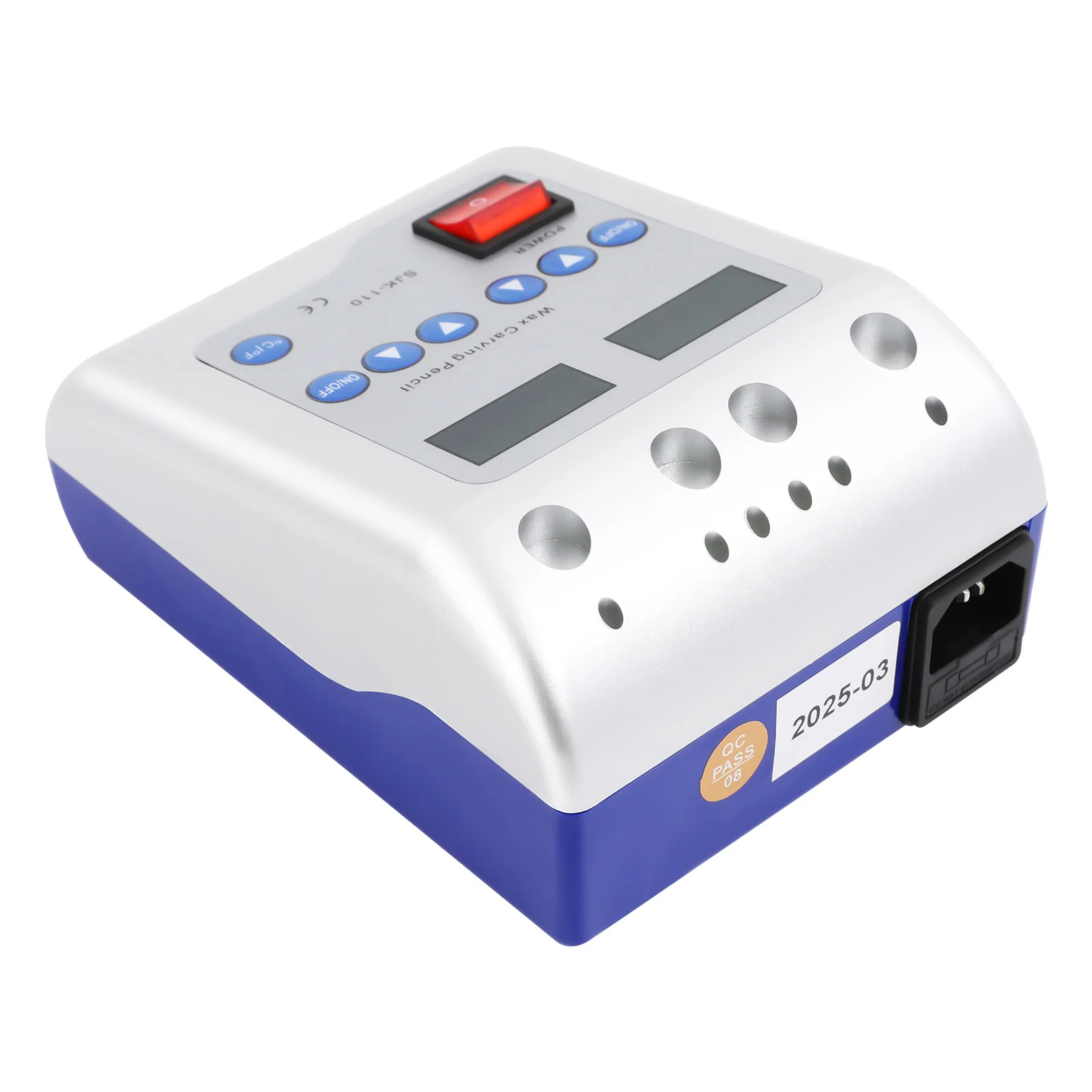 أداة نحت الشمع الكهربائية للأسنان، قلم مزدوج و6 أطراف أداة نحت الشمع مع شاشة LED لطب الأسنان وتجارة المجوهرات ونحت القالب #4