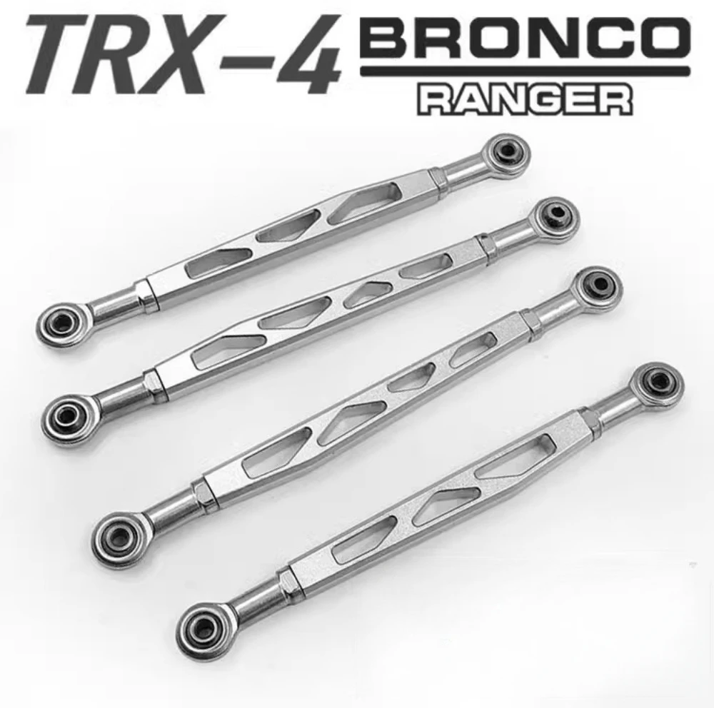 1/10 Crawler truck Aluminum Axle Link sets fit Traxxas trx4 Chassis 1979 bronco Ranger xlt RC Car 1 10 Radio Control toy