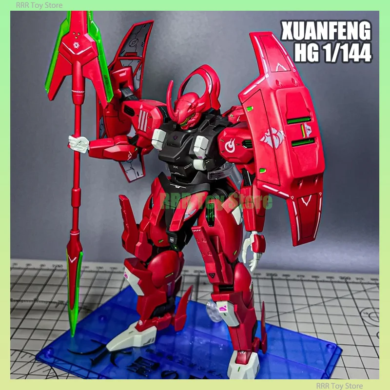 XUANFENG modelo HG 1/144 Darilbalde Kit de modelo de ensamblaje la bruja de mercurio figuras de acción Robot modelo de plástico juguetes personalizados
