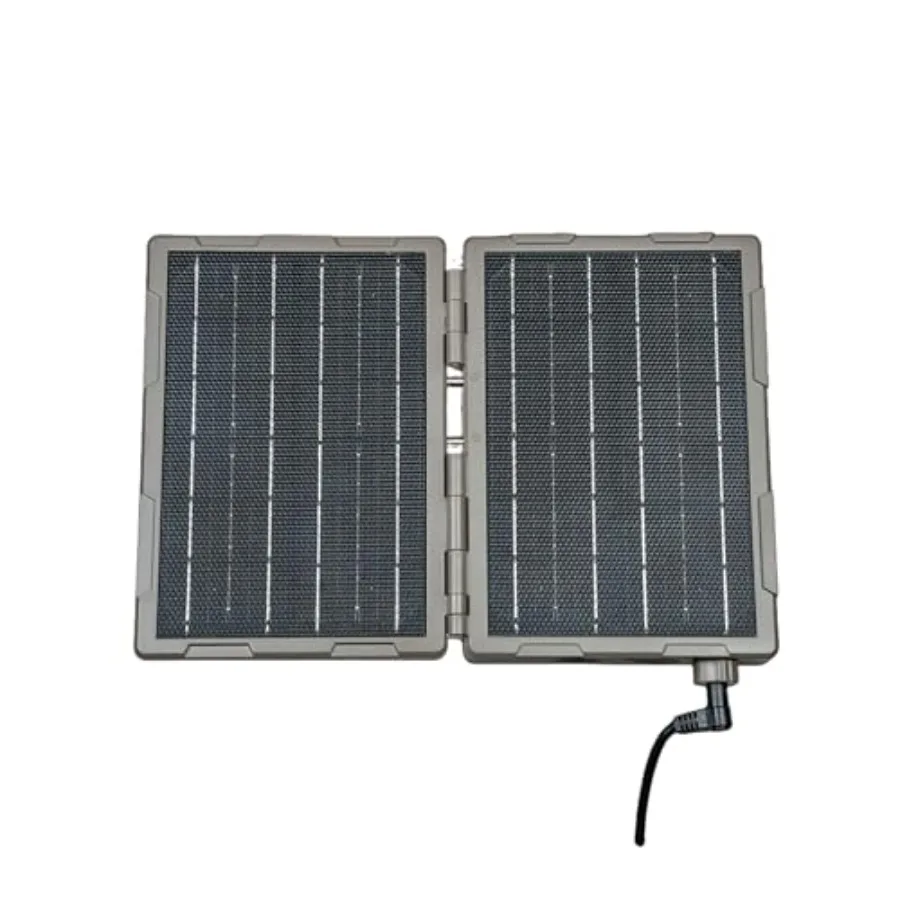 

Reveal Folding Solar Panel 7.2W Output with Builtin Lithium Battery for Outdoor Use Powers Trail Cameras Including Reveal Defen