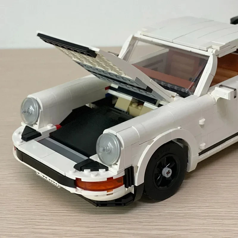 1458 pièces nouveau supercar blanc super voiture de course technologie d'adaptation modèle d'assemblage blocs de construction jouets pour enfants cadeaux d'anniversaire