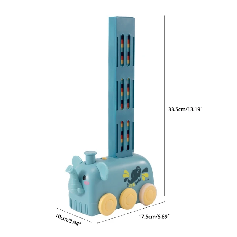 Giocattolo del trenino per blocchi costruzione creativi Giocattolo per lo sviluppo Puzzle 3D Blocco impilabile Giocattolo per