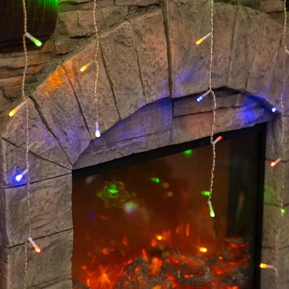 

Outdoor Curtain Icicle Light Solar Icicle String Lights 3.5M LED Waterproof Eaves Decor Light Patio Yard Garden Party Decoration