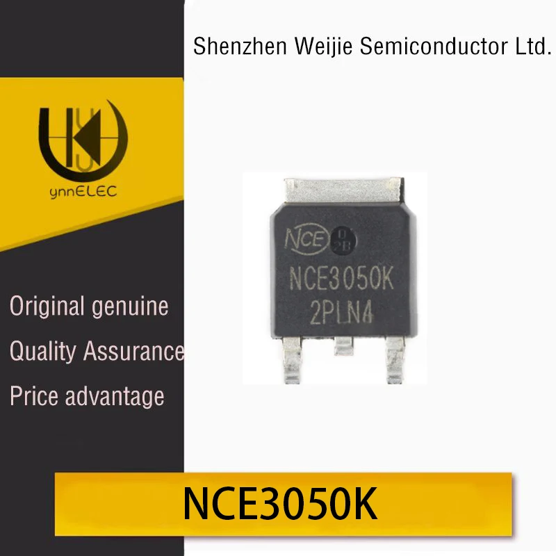 Genuine Original NCE3050K TO-252-2 30V/50A N-Channel MOSFET Chip Silk Screen