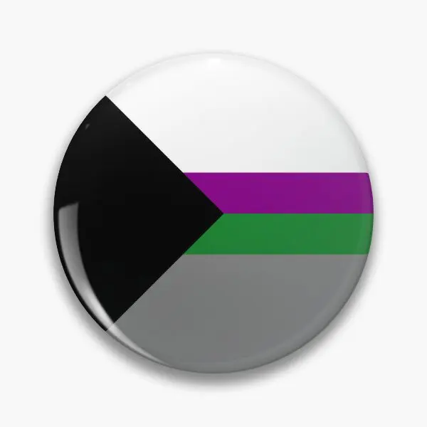 Pin de botón suave doble Demi Demiromantic Demisexual, regalo divertido para amantes, bonito Pin de solapa, joyería, Collar, insignia de moda de Metal para mujer