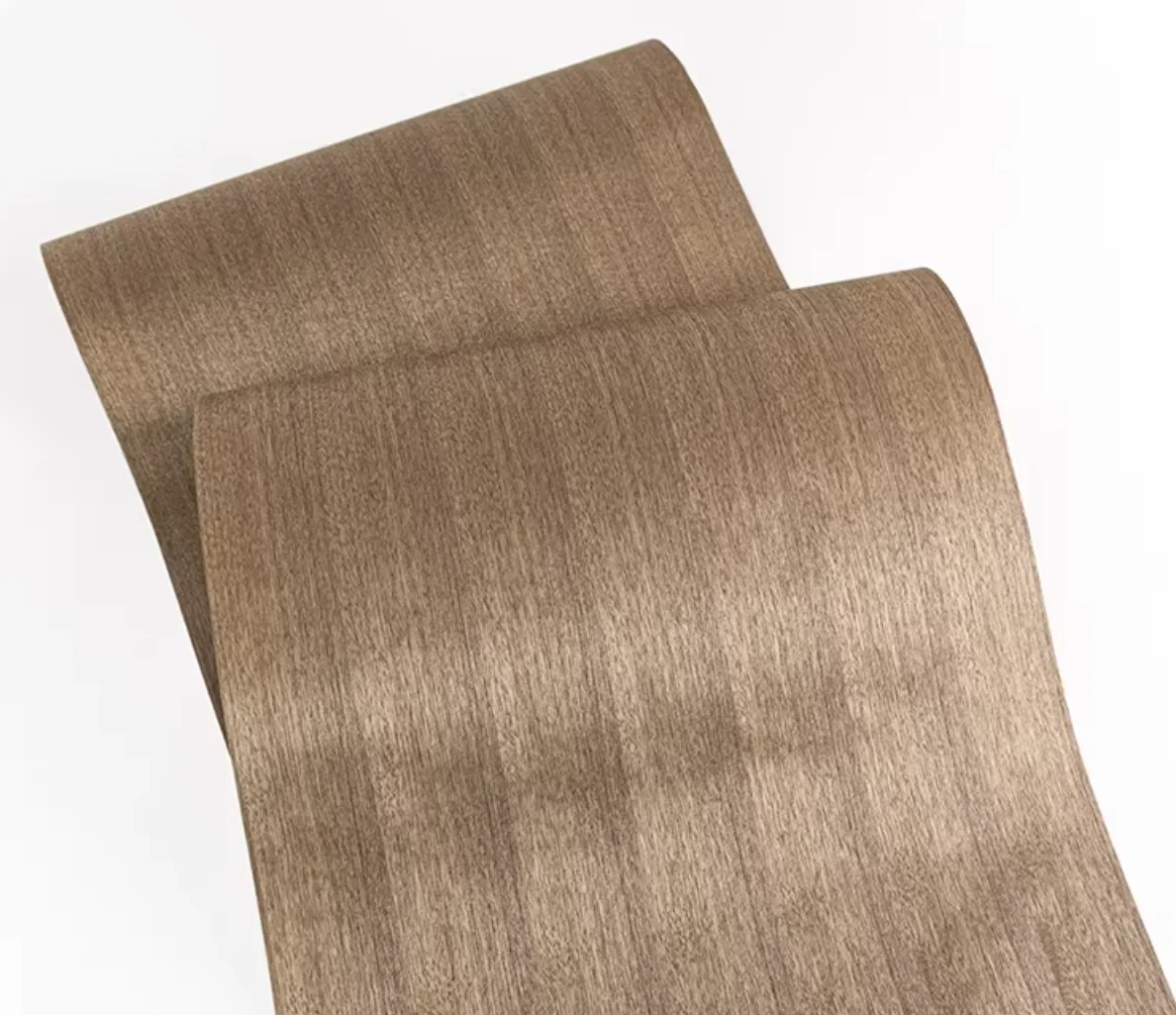 0.25MM  Kraft Paper Backed Natural Black Walnut Straight Grain Wood Veneer Furniture Decoration Veneer
