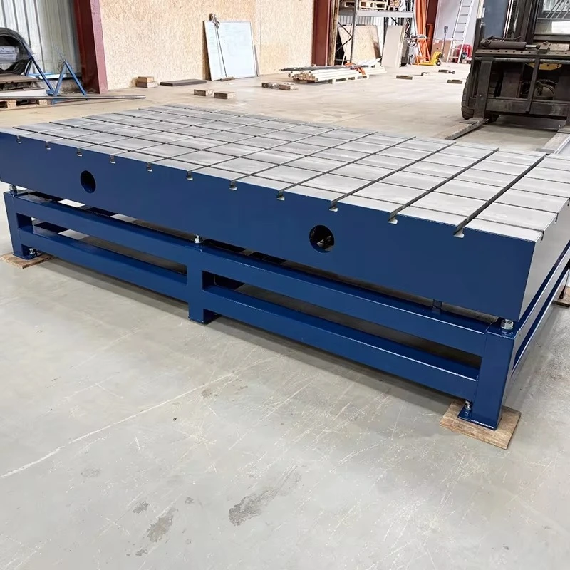 

Высококачественная чугунная поверочная плита с Т-образными пазами для измерений и контроля, сертифицированная по ISO/CE, класс точности 0-3, гарантия 2 года